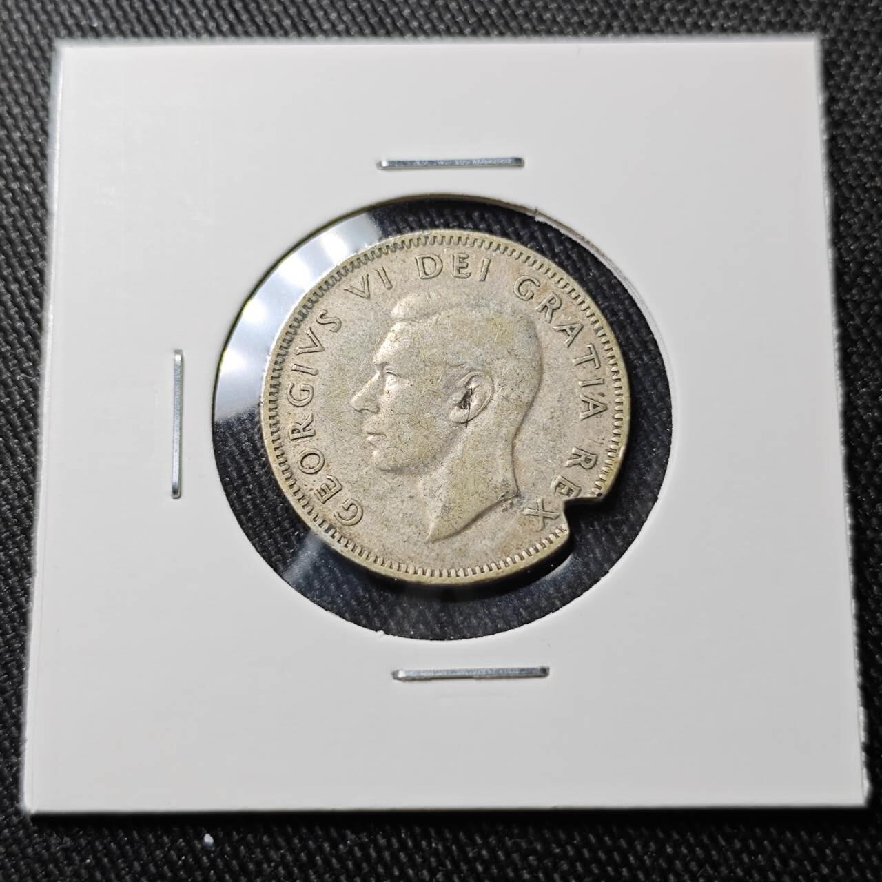 KK钱币收藏小铺 （套币 好品/批量散币 银币）专场  2月预留时间 周末发货  1951加拿大25分银币