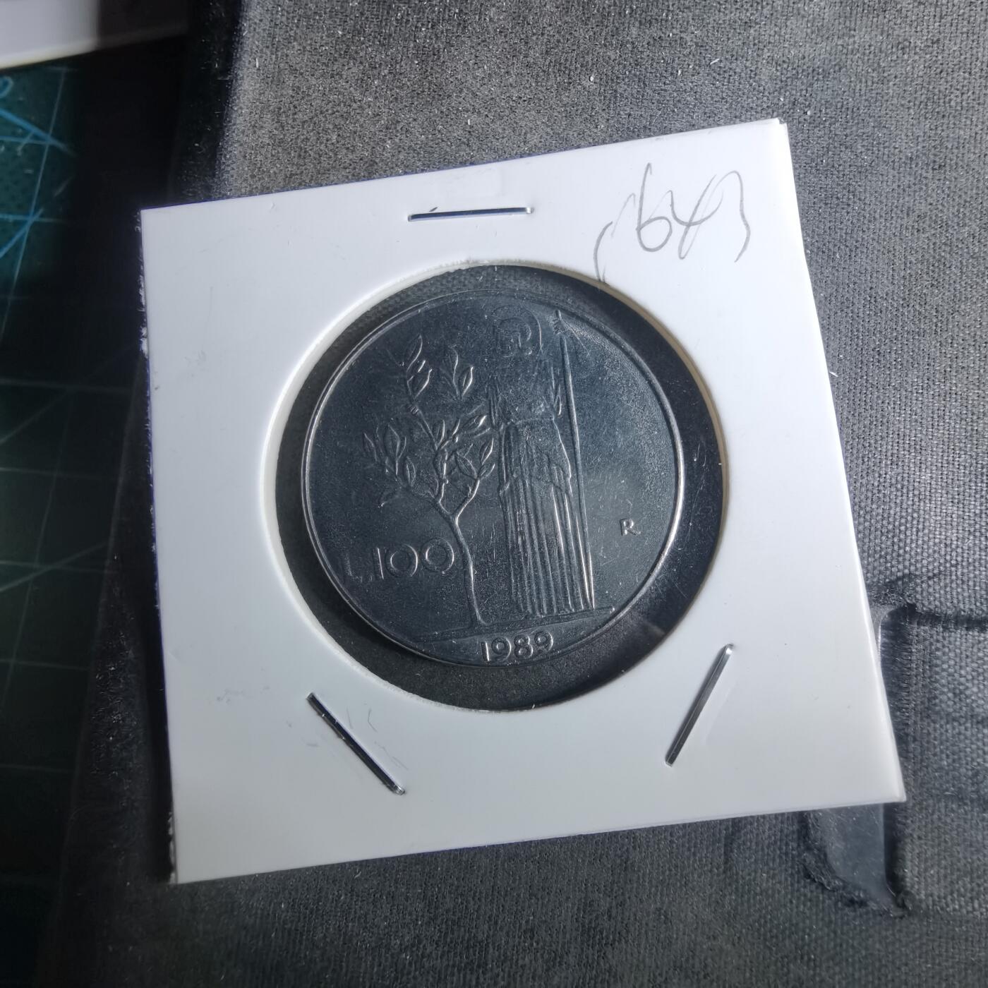 沼泽如烟--第916场 意大利1989年100里拉