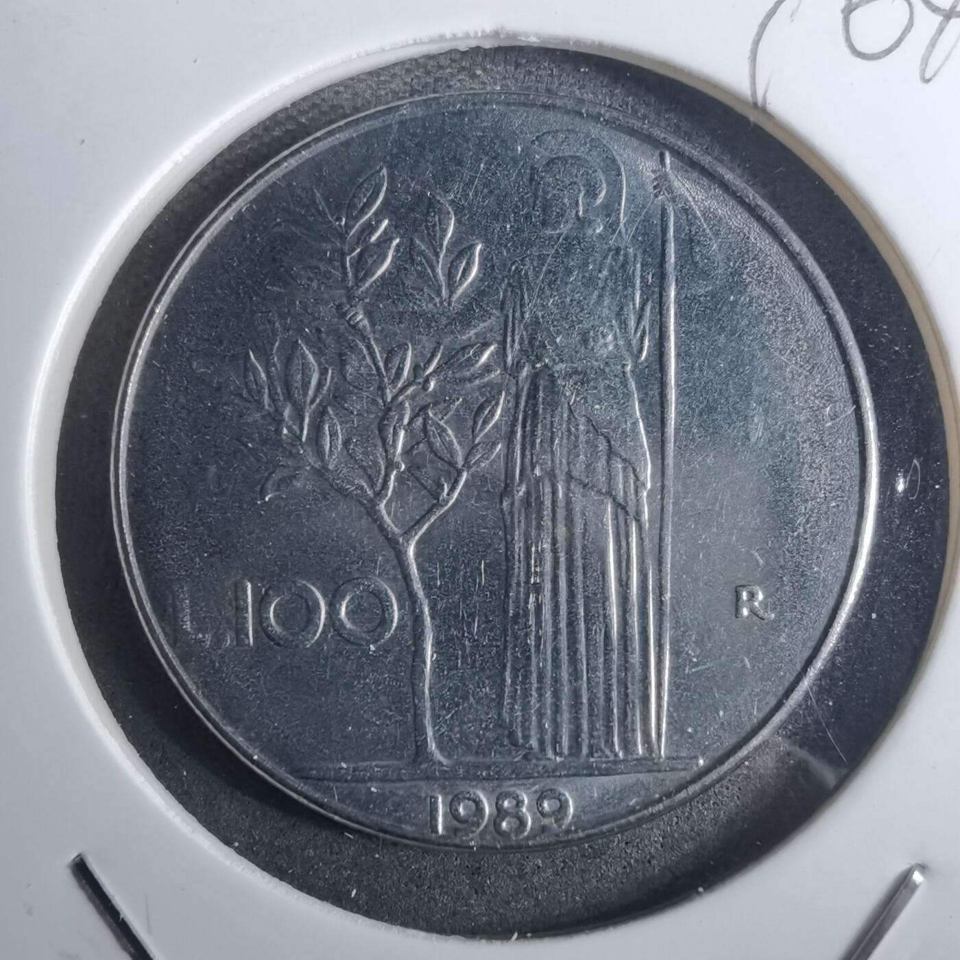 沼泽如烟--第916场 意大利1989年100里拉