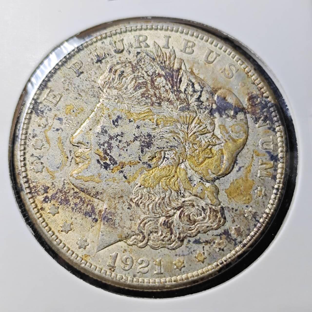 KK钱币收藏小铺 （套币 好品/批量散币 银币）专场  2月预留时间 周末发货  1921美国摩根一元银币