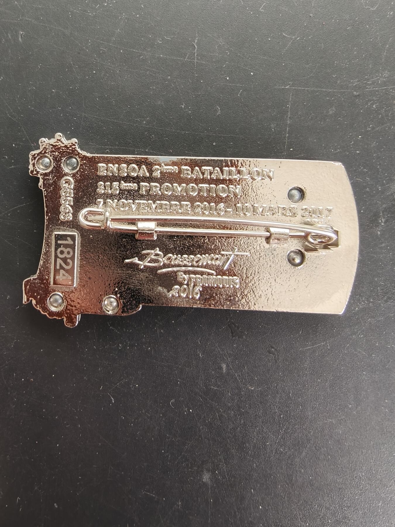 老王徽章第166期 法国陆军士官学校莫兰少校届晋升证章