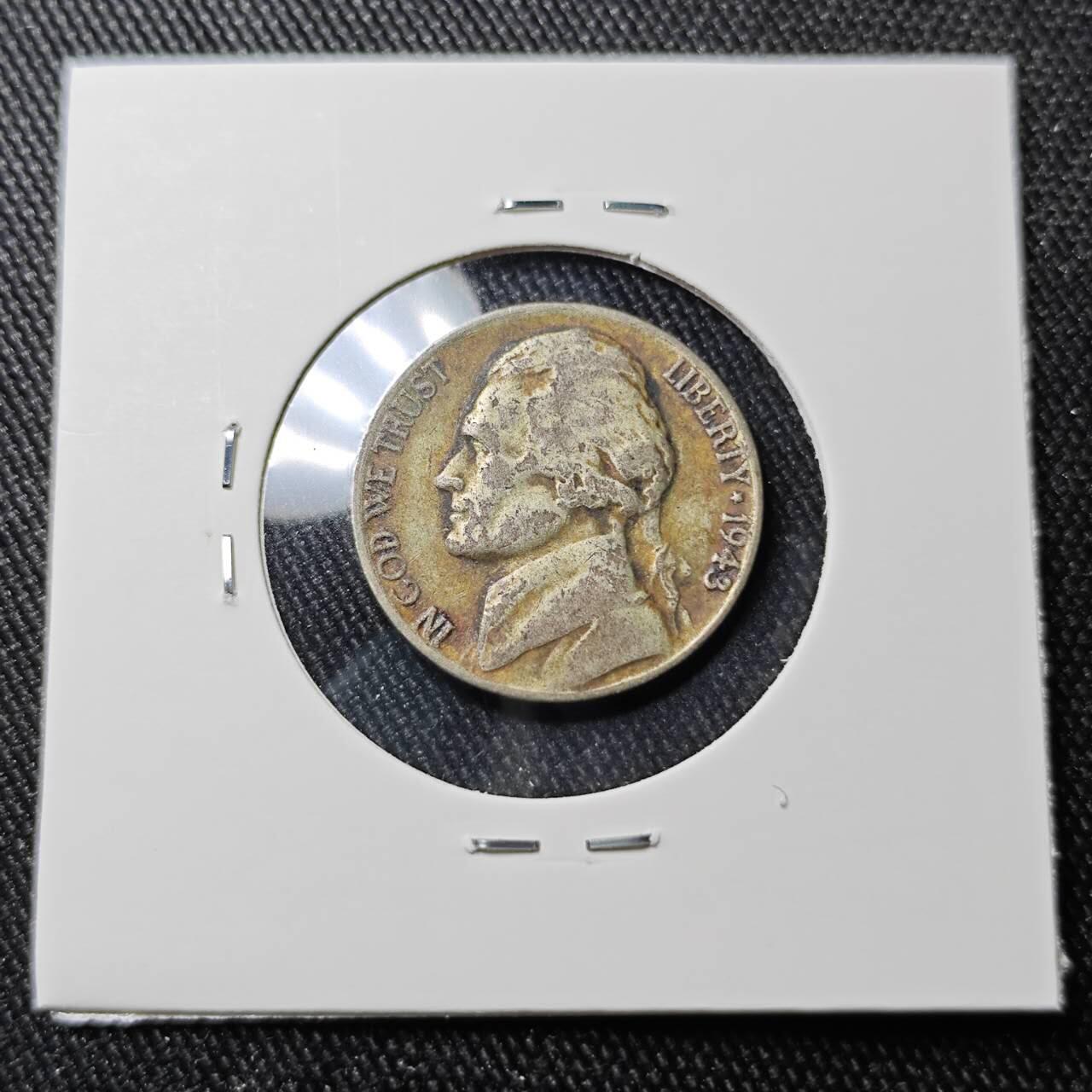 KK钱币收藏小铺 （套币 好品/批量散币 银币）专场  2月预留时间 周末发货  1943美国5分银币S厂