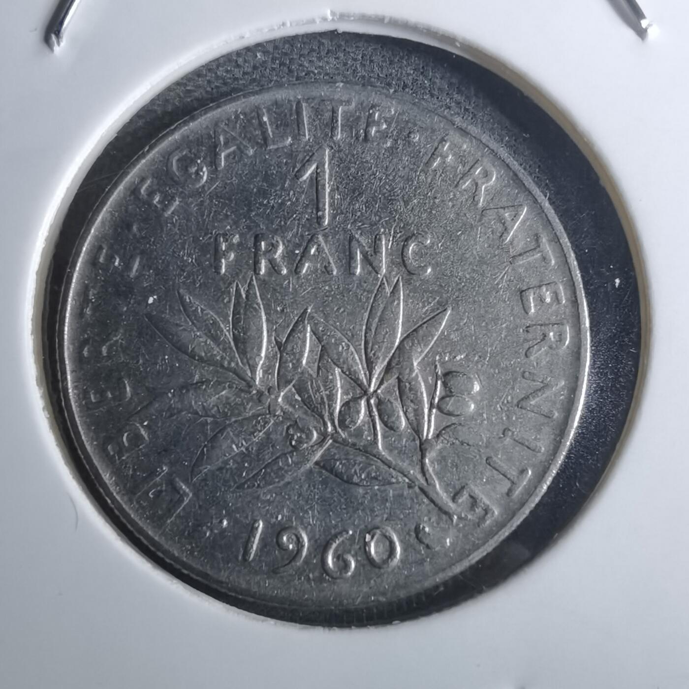 沼泽如烟--第916场 法国1960年1法郎