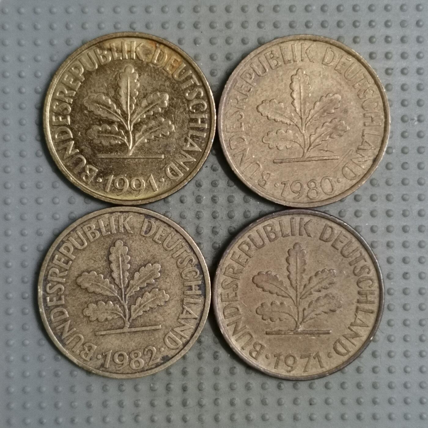 2025年第125场各国散币拍卖（总第125场） 德国10芬尼4枚