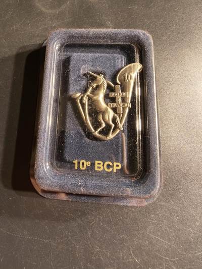 老王徽章第166期 - 法国第10山地步兵营证章    亚瑟贝特朗造     原盒