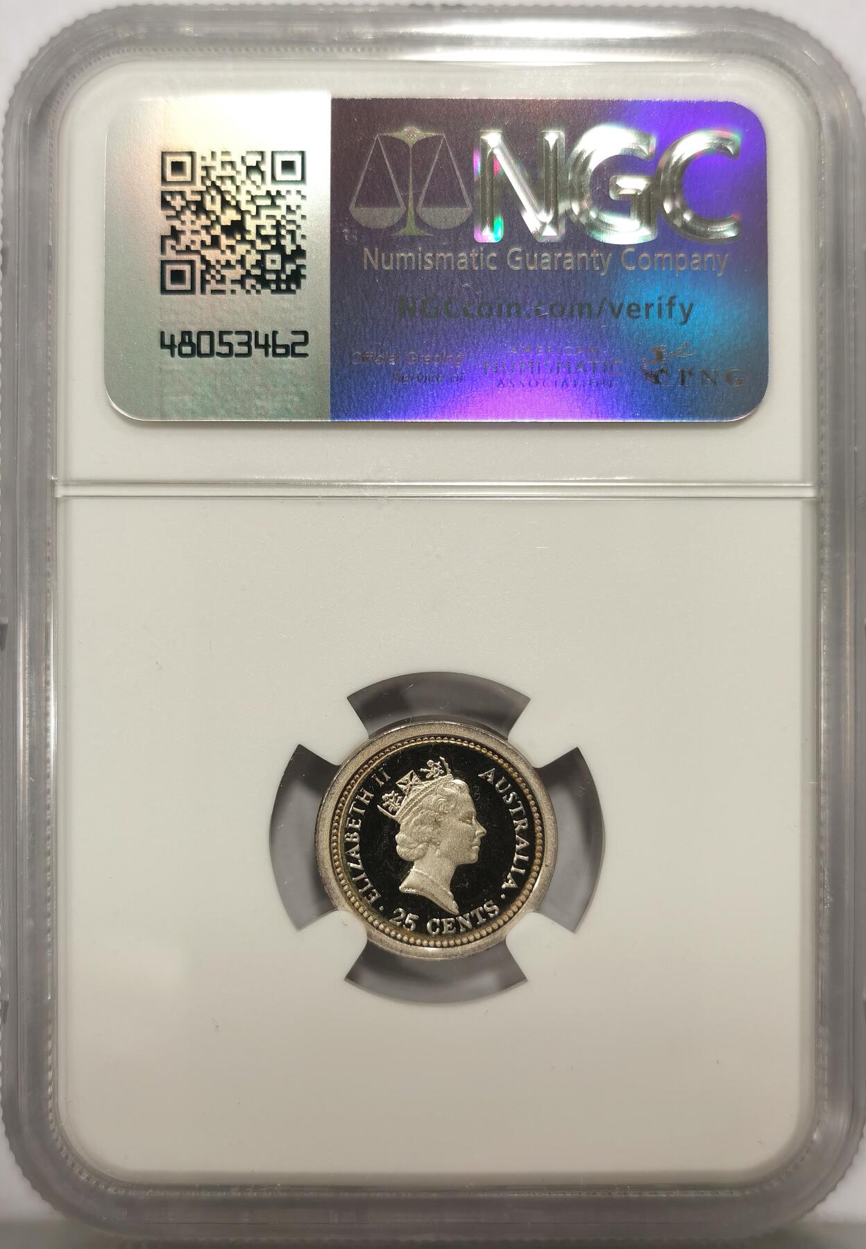 博洋堂世界钱币拍卖第149期（全场包邮） NGC PF68/69UC 澳大利亚1989年土著文化子母币二枚一套，带原包装及证书