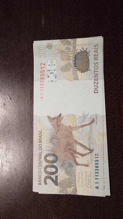 世界钱币～微拍第217期暨2025年第57期  近日新到货品少量 以及老库存一些 - 2020年巴西200雷亚尔全新绝品无47尾号512
