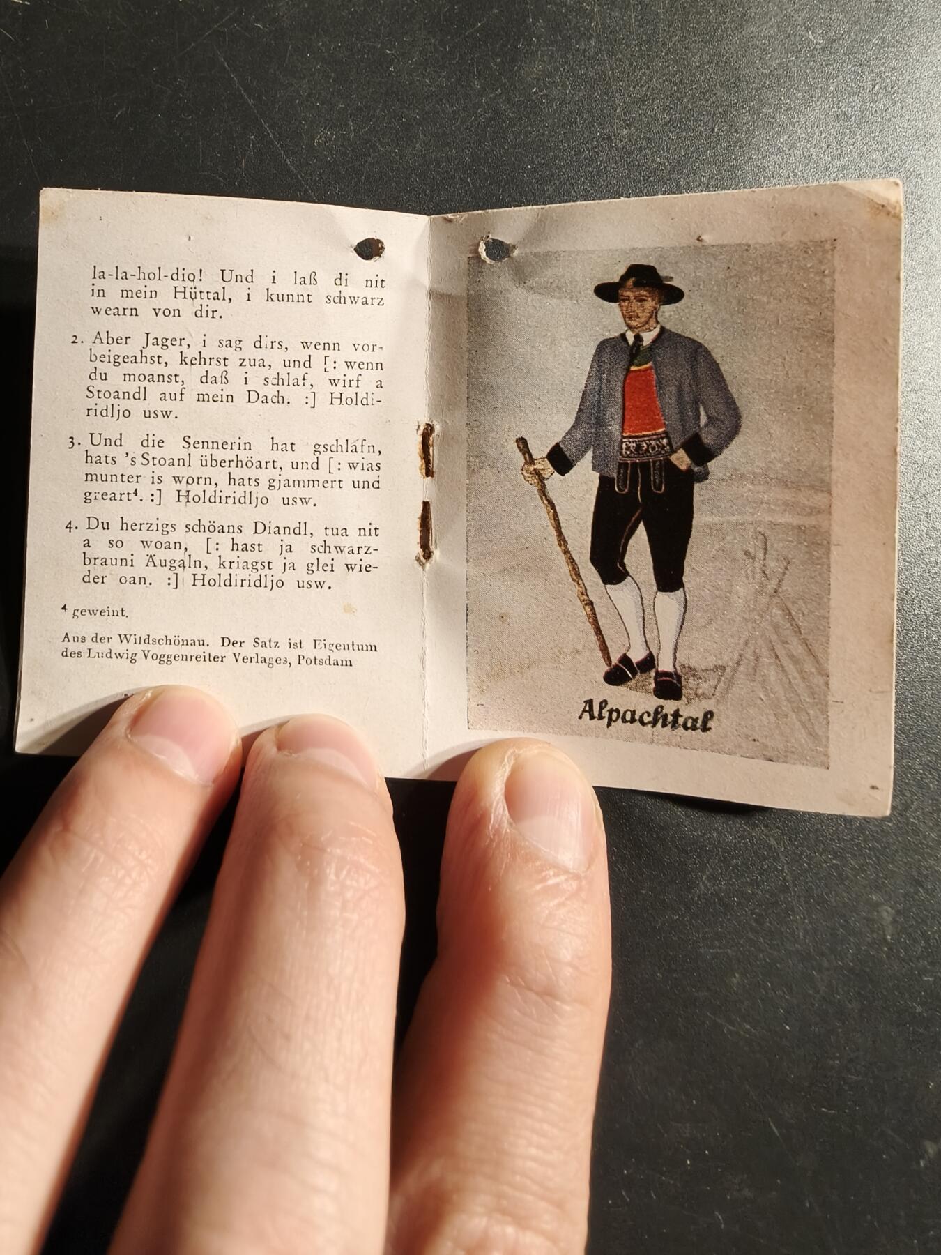 老王徽章第166期 德国民歌小册子