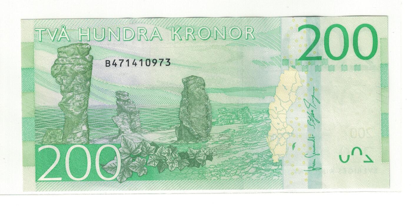 《艾美收藏》第222期-11.30周日外币畅拍 瑞典2015年200克朗UNC尾73 导演英格玛·柏格曼