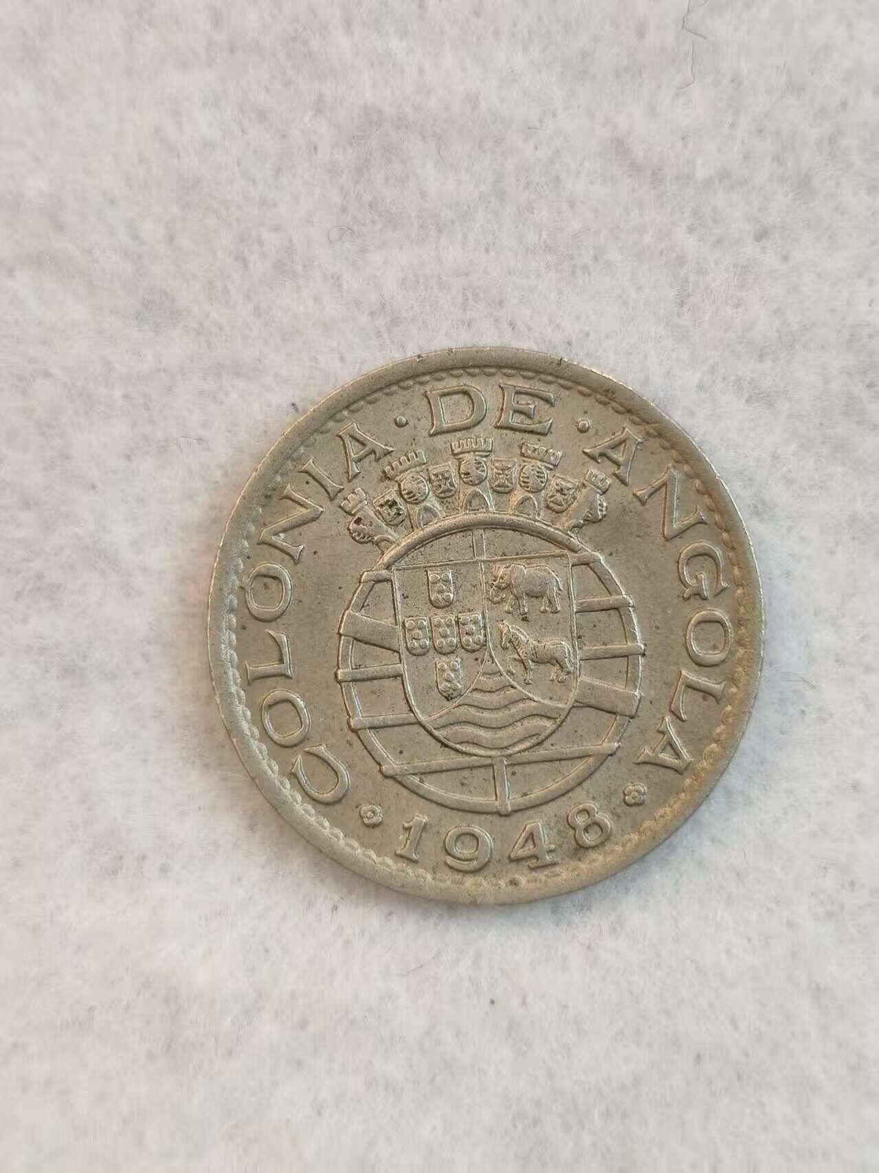 G&W世界散币，银币处理专场（第38场） 葡属安哥拉1948年50分