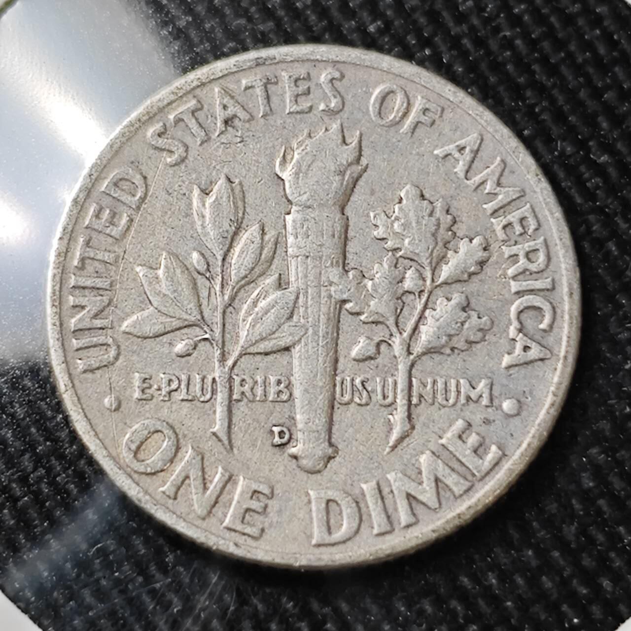 KK钱币收藏小铺 （套币 好品/批量散币 银币）专场  2月预留时间 周末发货    1958美国10分银币