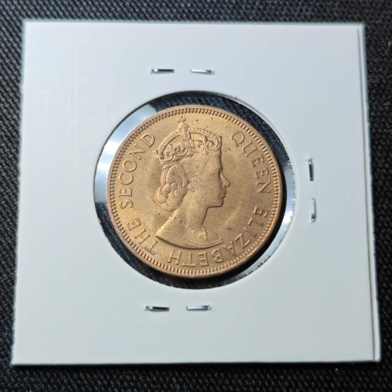 KK钱币收藏小铺 （套币 好品/批量散币 银币）专场  2月预留时间 周末发货  1956英属塞浦路斯5米尔 好品