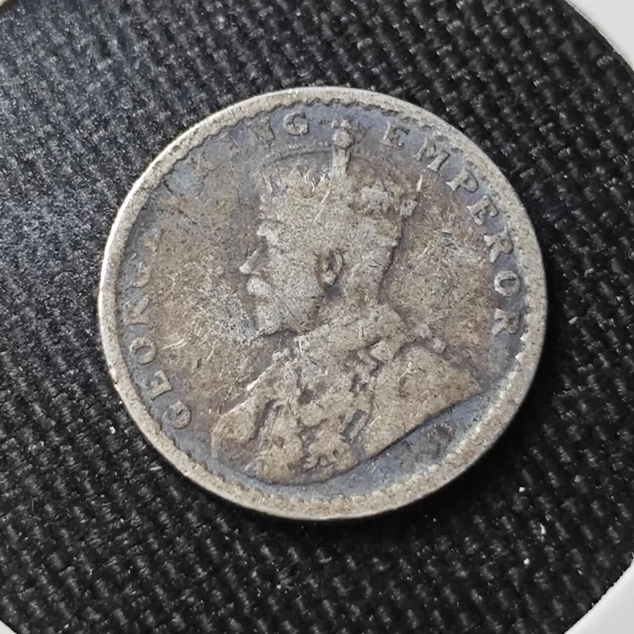 KK钱币收藏小铺 （套币 好品/批量散币 银币）专场  2月预留时间 周末发货  1913英属印度银币 乔五