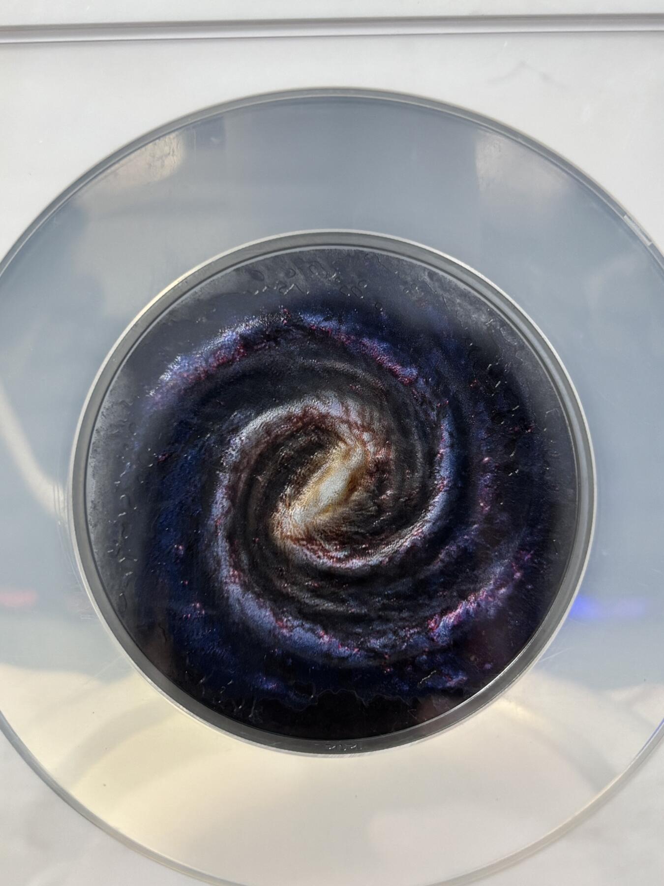 第183期拍卖 帕劳2021年最后的边疆银河3盎司彩银币NGC-PF70无盒无证书，999银，发行333枚