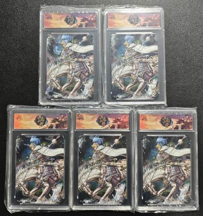 天玑星卡拍第143期《11.27周四截拍》持续收拍收评中 满赠卡需备注 - 趣卡社 五虎上将 马超 卡砖封装 五张