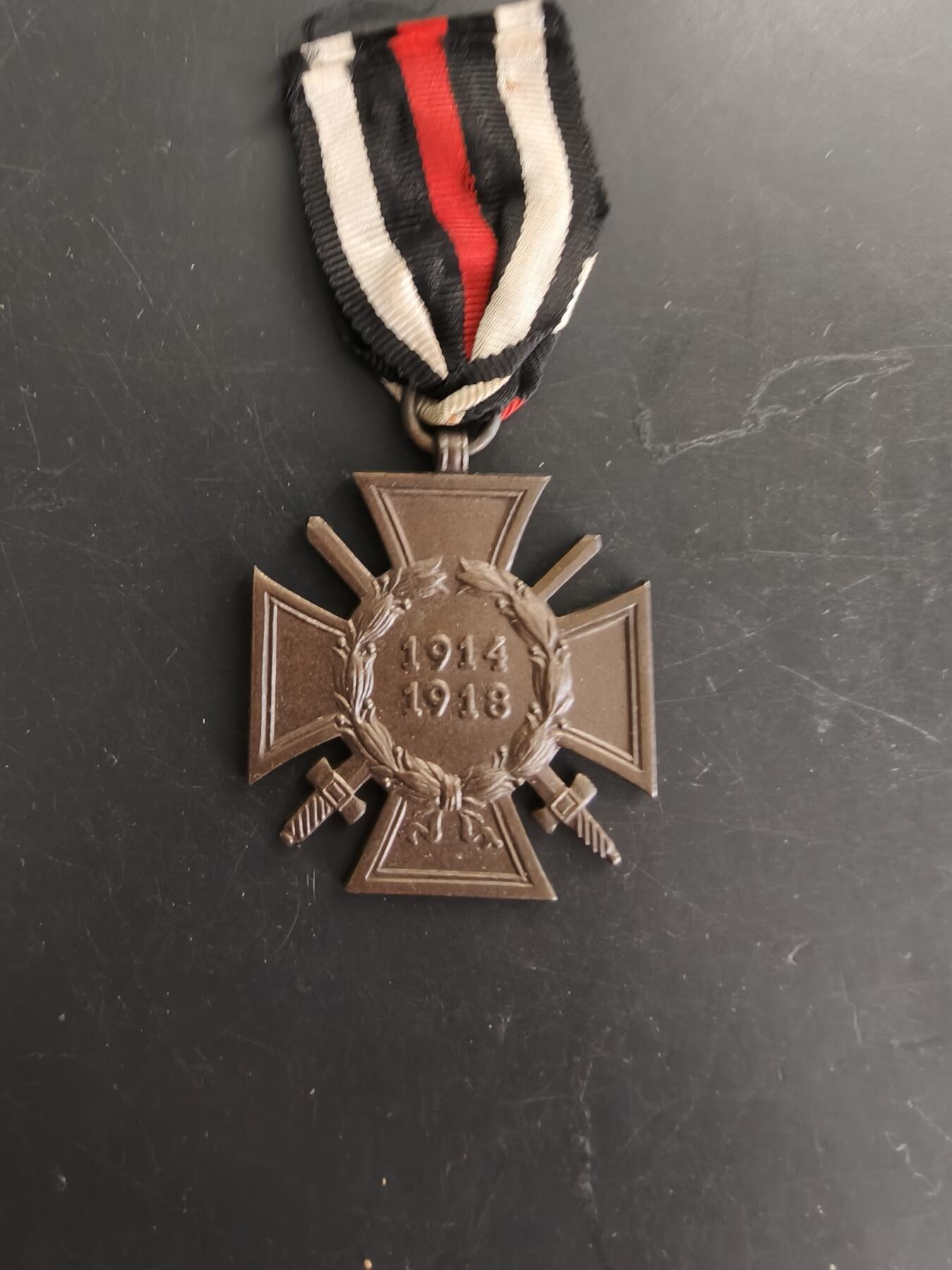 老王徽章第166期 德国一战兴登堡十字奖章    W.K.厂标