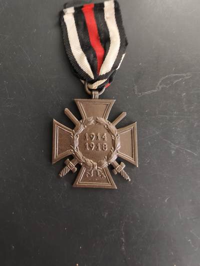 老王徽章第166期 - 德国一战兴登堡十字奖章    W.K.厂标