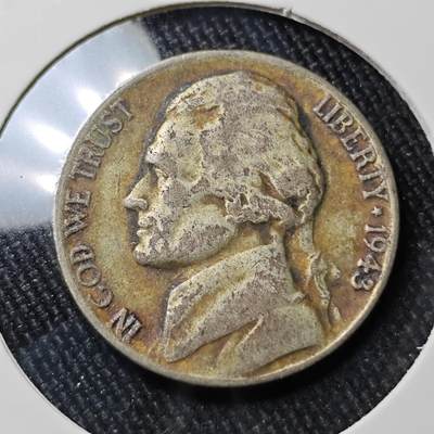 KK钱币收藏小铺 （套币 好品/批量散币 银币）专场  2月预留时间 周末发货 -  1943美国5分银币S厂