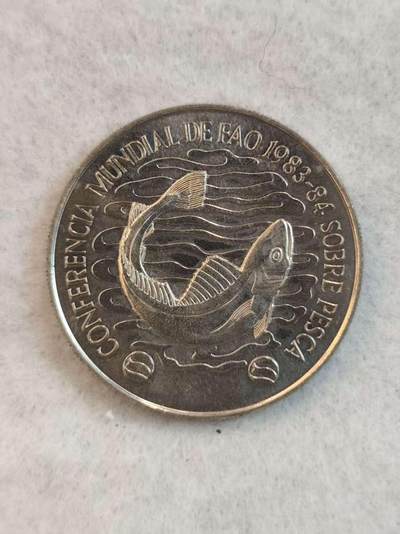 G&W世界散币，银币处理专场（第38场） - 乌拉圭1984年20比索  渔业大会