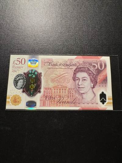 外币出坑 - 英镑G序列50【AA61 119268】