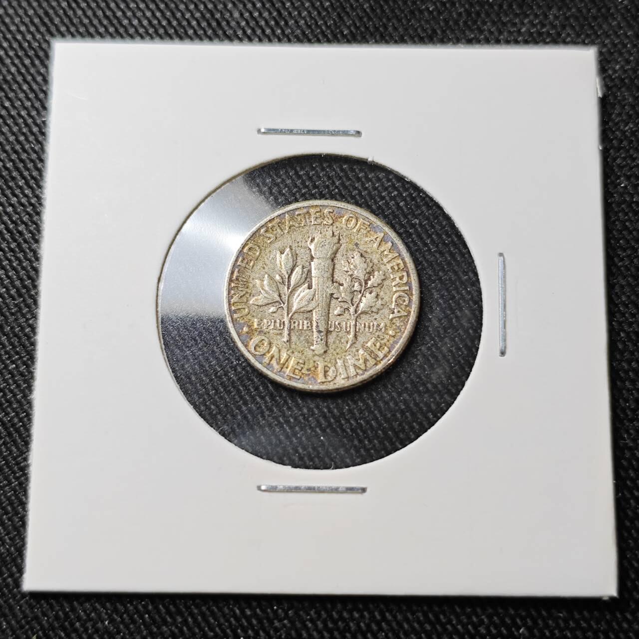 KK钱币收藏小铺 （套币 好品/批量散币 银币）专场  2月预留时间 周末发货    1957美国10分银币