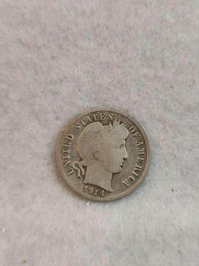 G&W世界散币，银币处理专场（第38场） - 美国1914年10分  银币