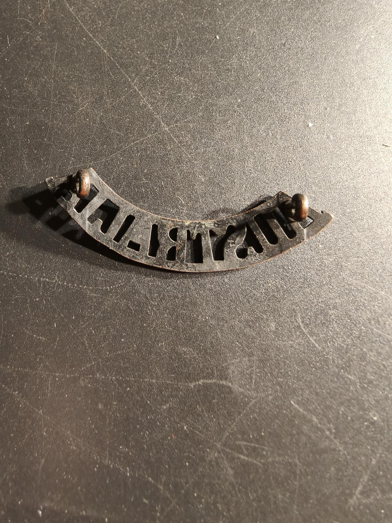 老王徽章第166期 英联邦澳大利亚远征军袖章      一战时期