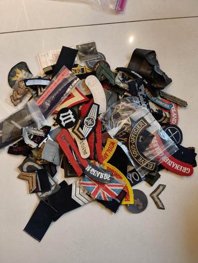 老王徽章第166期 - 英美法德臂章一组    110个