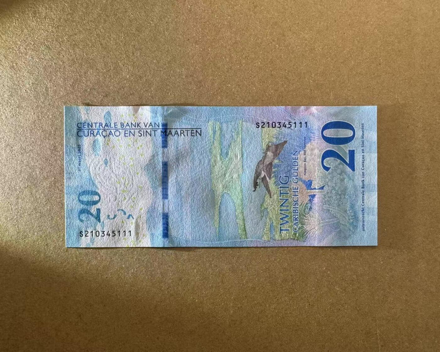 【Blue Auction】世界纸币精拍第756期——18级TOP拍卖/信誉/品质/专业/高效💫 【111豹子号】库拉索 2025年20盾 全新UNC