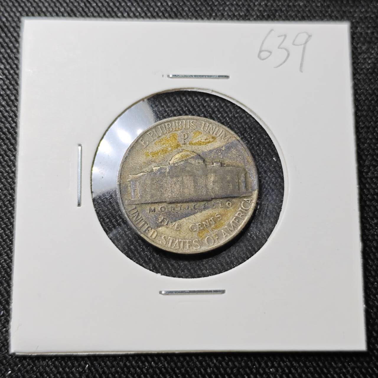 KK钱币收藏小铺 （套币 好品/批量散币 银币）专场  2月预留时间 周末发货   1942美国5分银币 P版