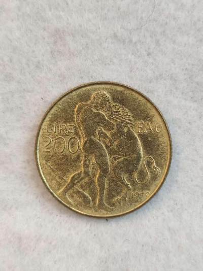 G&W世界散币，银币处理专场（第38场） - 圣马力诺1979年200里拉  FAO