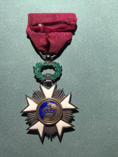 盛世勋华——号角文化勋章邮票专场拍卖第290期 - 比利时骑士级王冠勋章