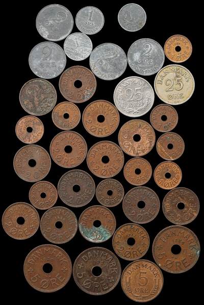 修遠堂世界钱币第九十五期 - 丹麦老币一组