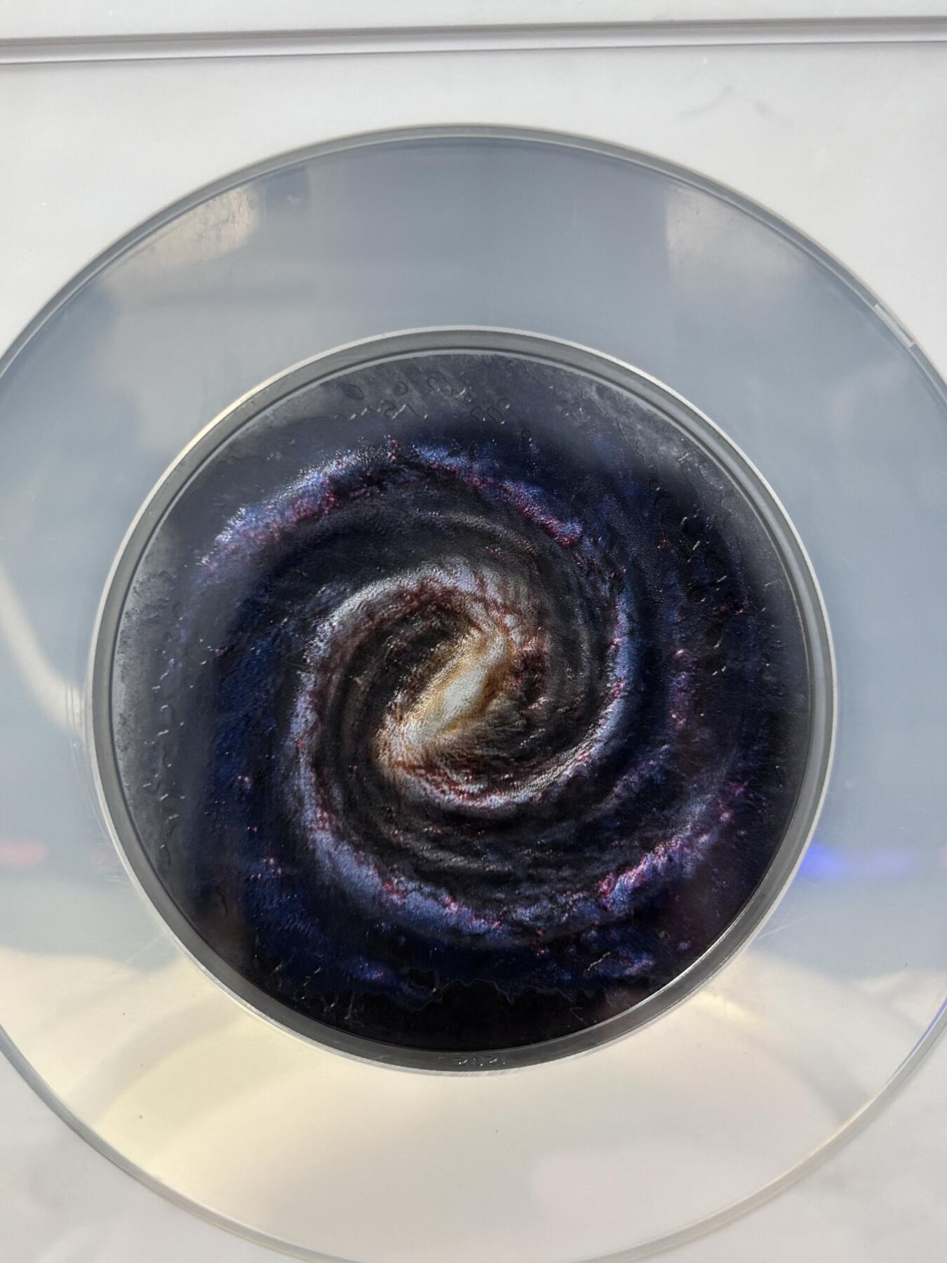 第183期拍卖 帕劳2021年最后的边疆银河3盎司彩银币NGC-PF70无盒无证书，999银，发行333枚