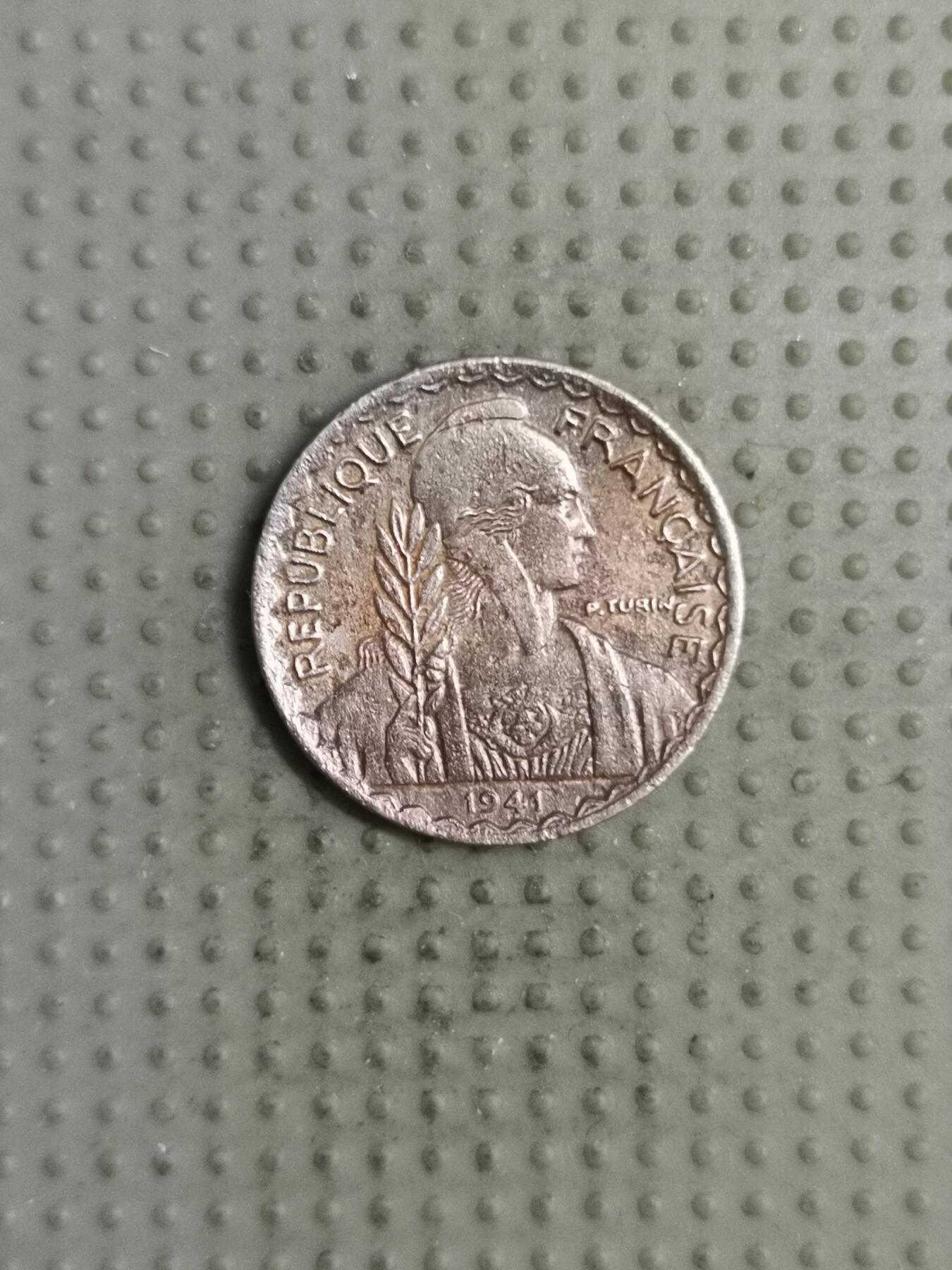 2025年第125场各国散币拍卖（总第125场） 法属印度支那1941年10分