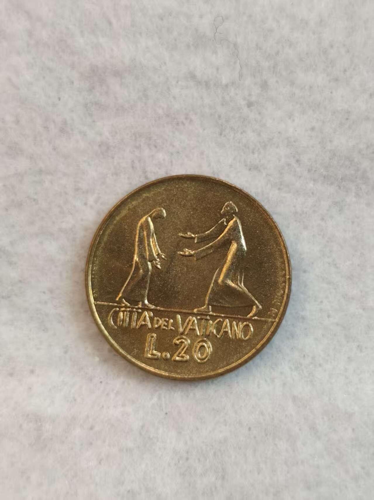 G&W世界散币，银币处理专场（第38场） 梵蒂冈1978年20里拉