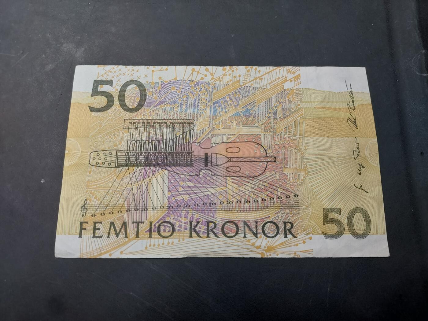 博彦收藏   12月3日 8点 钱币专场 瑞典 旧版50 克朗 流通品