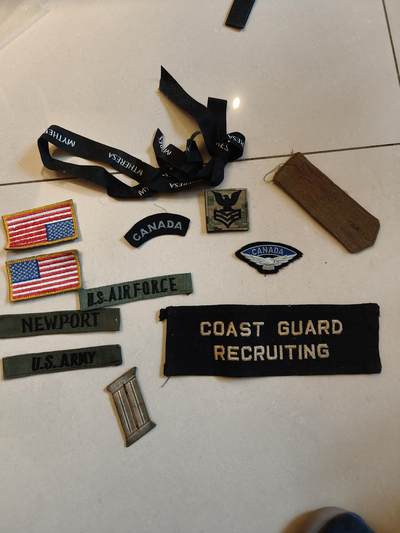 老王徽章第166期 - 美国海陆空军臂章一组     12枚