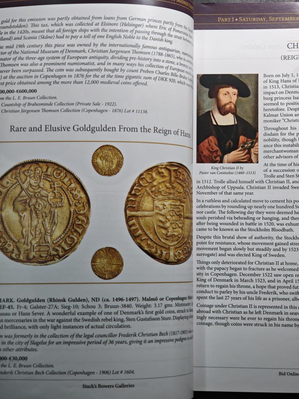 【德藏】世界币章拍卖第155期（拍品征集中~欢迎藏友联系） 98新 SBP拍卖行L.E.BRUUN集藏拍卖会图录 全铜板纸印刷 全书约366页