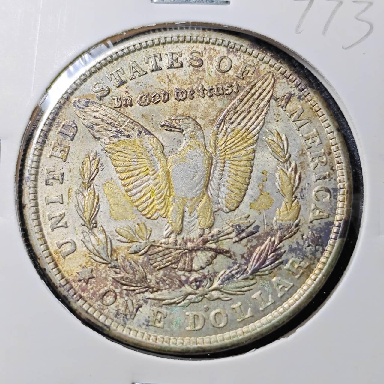 KK钱币收藏小铺 （套币 好品/批量散币 银币）专场  2月预留时间 周末发货  1921美国摩根一元银币