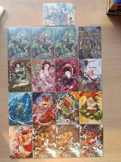 龙虎卡牌六五场 （无佣金，周六结拍，欢迎送拍） - 普卡17张 范特忙西游 第一弹3+第二弹14