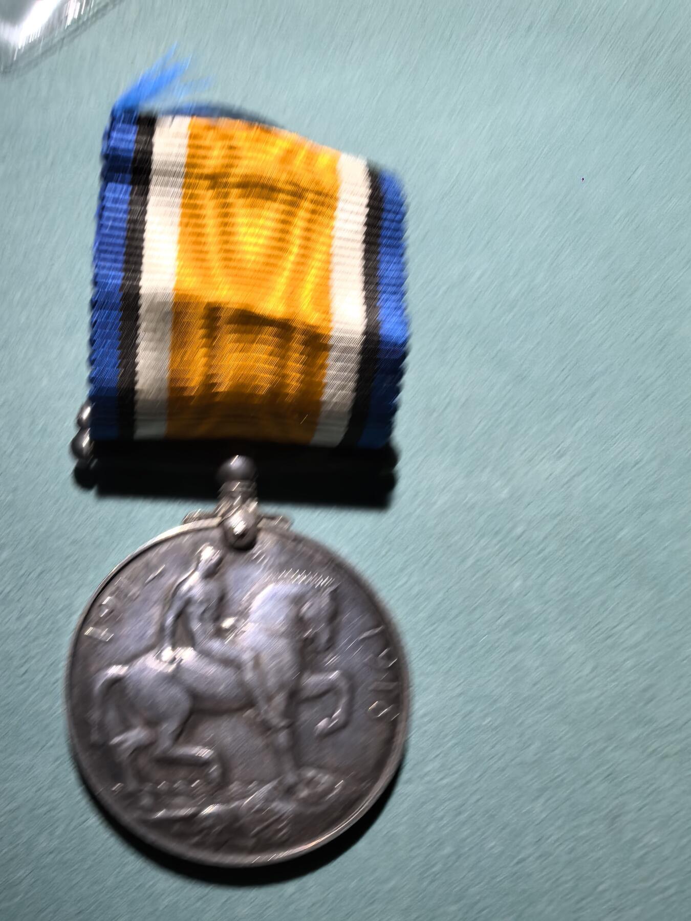 盛世勋华——号角文化勋章邮票专场拍卖第290期 英国一战战争奖章 银制 重1盎司925银 原绶带带边铭