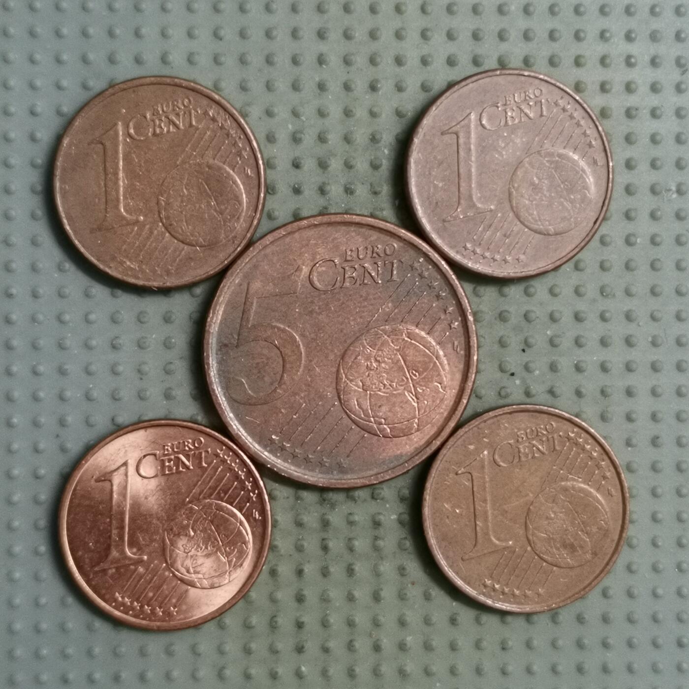 2025年第125场各国散币拍卖（总第125场） 欧分5枚