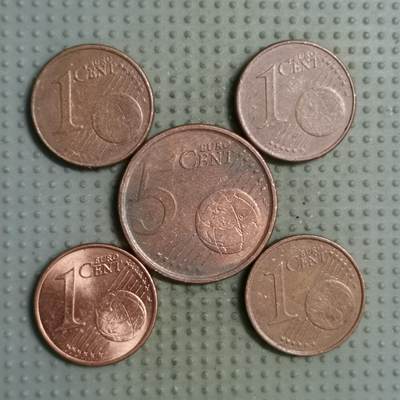 2025年第125场各国散币拍卖（总第125场） - 欧分5枚