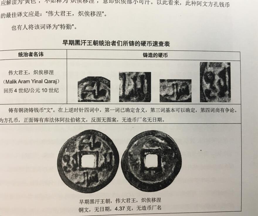 七河·世界钱币杂件水晶矿标小拍（总第29期） （32）k612葛逻禄·黑汗王朝 炽俟移涅钱  华夏评级极美80分