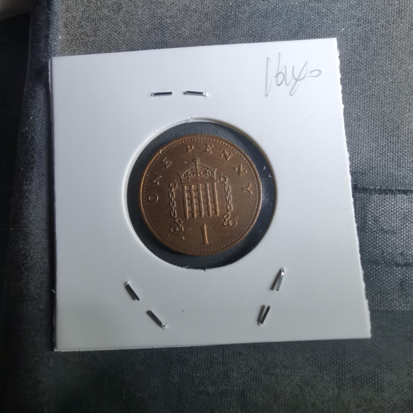 沼泽如烟--第916场 英国1987年1便士