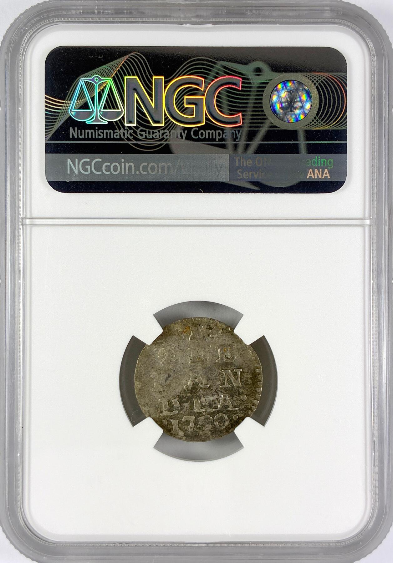 【雨安】【直播拍卖】【世界币章117期-评级币】2025-11-29 周六 19:30 保真 [评级欧洲] Netherlands 荷兰 共和国 泽兰省 2Stuiver 1750年5/4  NGC-XF 少见骑年