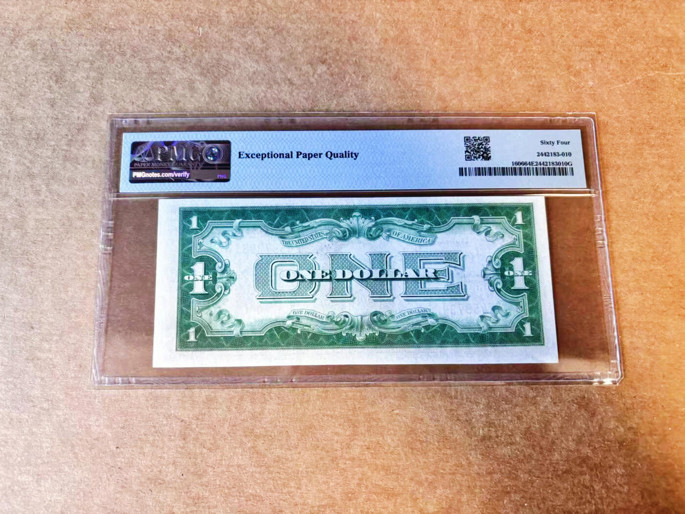 【Blue Auction】世界纸币精拍第756期——18级TOP拍卖/信誉/品质/专业/高效💫 美国 1934年1美金 银币券 PMG64EPQ 