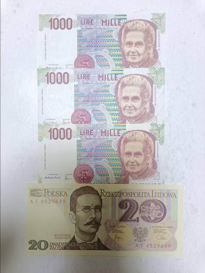 【20251203】非全新纸币第309场 - 欧洲国家4张纸币