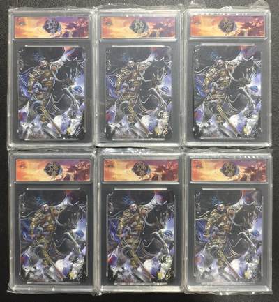 天玑星卡拍第143期《11.27周四截拍》持续收拍收评中 满赠卡需备注 - 趣卡社 五虎上将 张飞 卡砖封装 六张